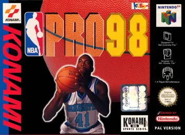 NBA Pro 98 (Europe) box cover front